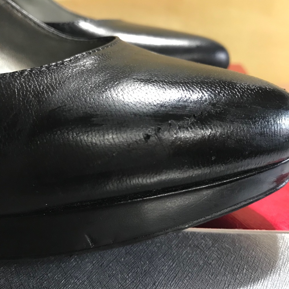 Nine West Black Platform Pointed Toe High Heels - Picture 11 of 11